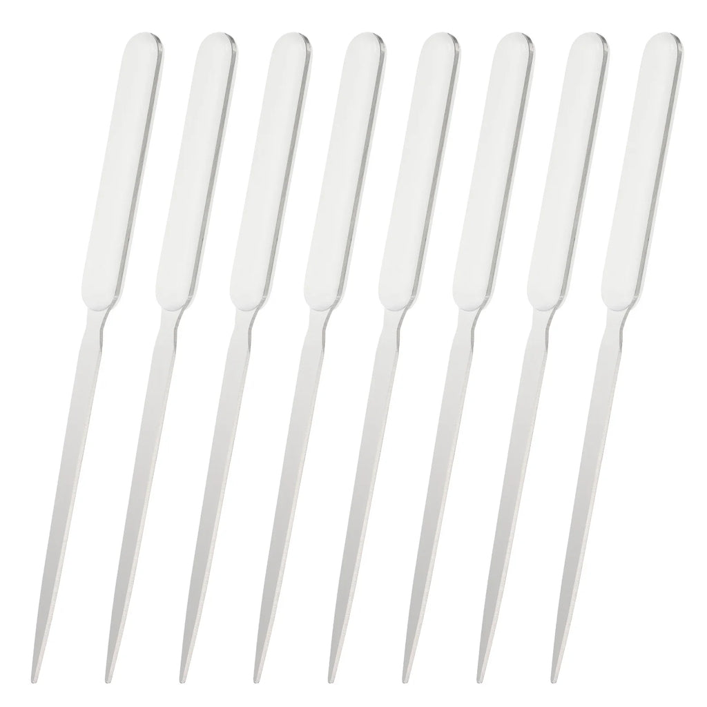 2-8Pcs Letter Opener Stainless Steel Lightweight Handle Envelope Opener Mail Opener Letter Slitter for Package Box Open 4Colors