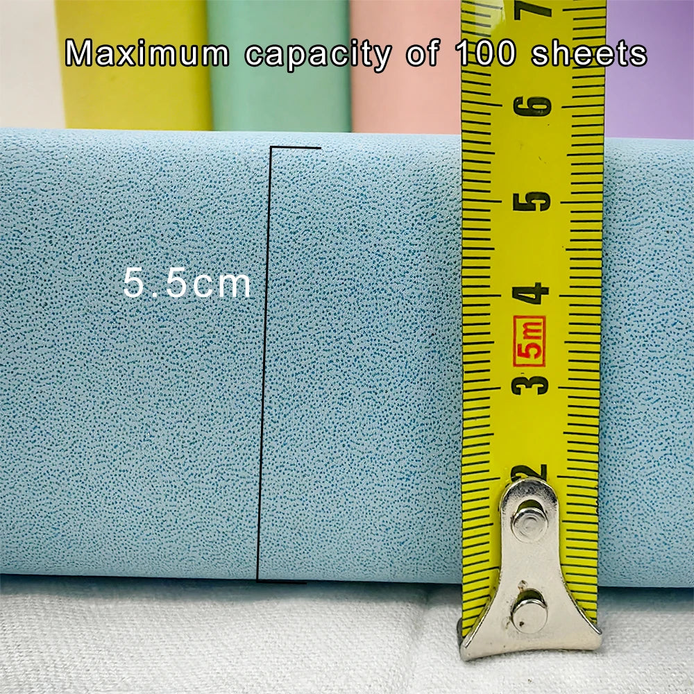 Expandable A5 3-ring Photo Album Organizer - Starry Soft-Pad Binder Album for 3" 3.5" Idol Photocard Pokemon Yu-Gi-Oh Card Album