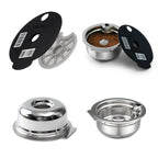 For Bosch Tassimo SUNY  HAPPY VIVY Refillable Coffee Filters Stainless Steel Coffee Capsule Pod Silicone Cover 60/180/200/220ml