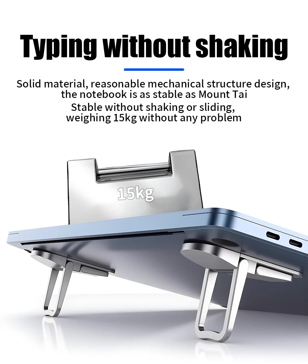 1 Pair Mini Portable Laptop Stand Computer Keyboard Holder Laptop Riser First/Second Gear Adjustment For Notebook Support
