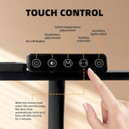 LED Desk Lamp Eye-Caring Desk Light with Stepless Dimming Adjustable Flexible Gooseneck with Clamp for Reading Study Workbench