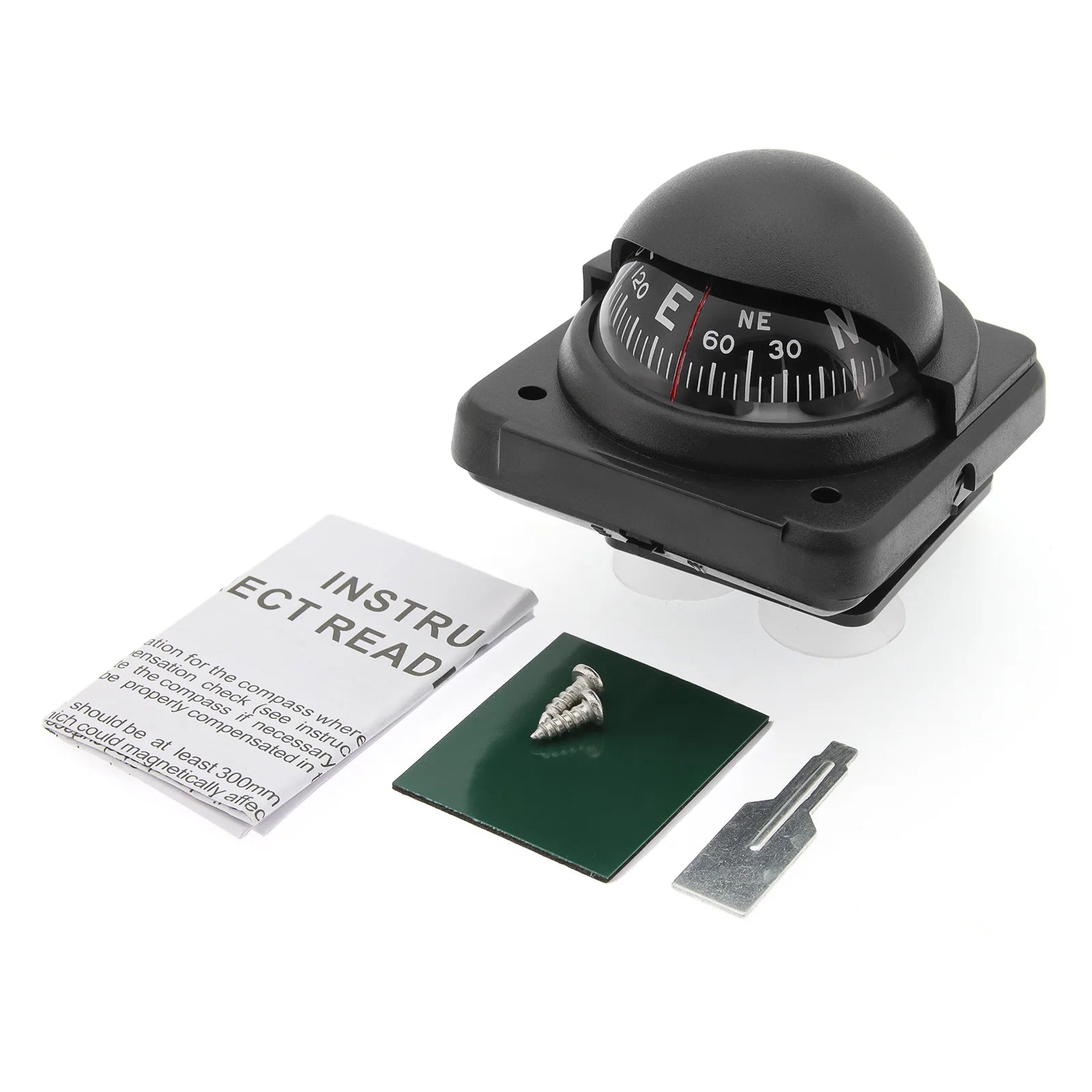 Multifunctional Compass Portable Compact Navigation Device Universal Outdoor High Precision Compass For Car Boat Moto Bicycle