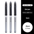 3/6pcs Japan Uniball Gel Pen AIR Straight Liquid Signature Pen UBA-188 Black Technology 0.5/0.7mm Free Writing School Supplies