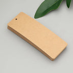 30 Sheets Blank Round Corner Bookmark Cards with Hole, 350g Kraft Paper & White Cardstock for DIY Art Painting