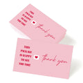 50pcs Thank You Card for Business,Party,Thank You Cards Small Business Supplies,Thank You For Your Order Card for Gift Packaging