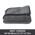 SEAMETAL Thicken Car Cleaning Towel 1200GSM Super-Absorption Microfiber Washing Towel Ultra-Soft Scratch-Free Car Drying Cloth