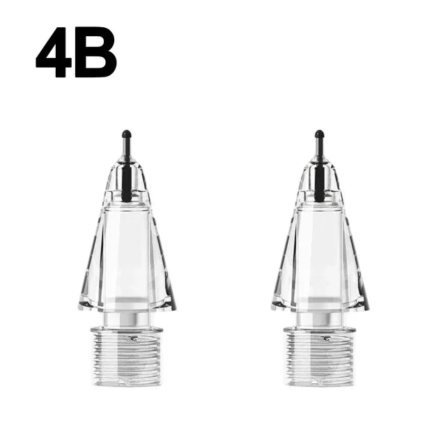 4-1Pcs Replacement Pencil Tips for Apple Pencil 1 2 3 Pro/USB-C Silicone Protective Cap Touch Screen Stylus Pen Nibs for IPencil