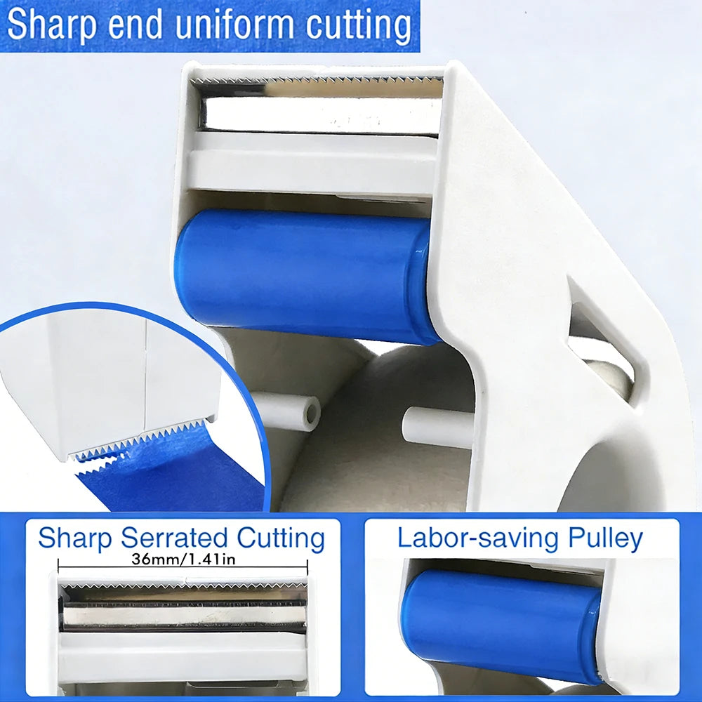 Painters Tape Applicator Windows Door Frame Trim Masking Tape Dispenser for Construction Site Grout Sealing Home Renovation Tool