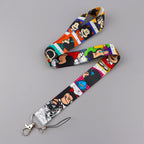 Cartoon Girl Credential Holder Cute Lanyards for Key Neck Strap For Card Badge Gym Keychain Keyring Accessories Gifts