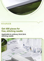 Acrylic Transparent Stapler 360-Degree Rotating Multifunctional Powerful Long Stapler for School And Office Use