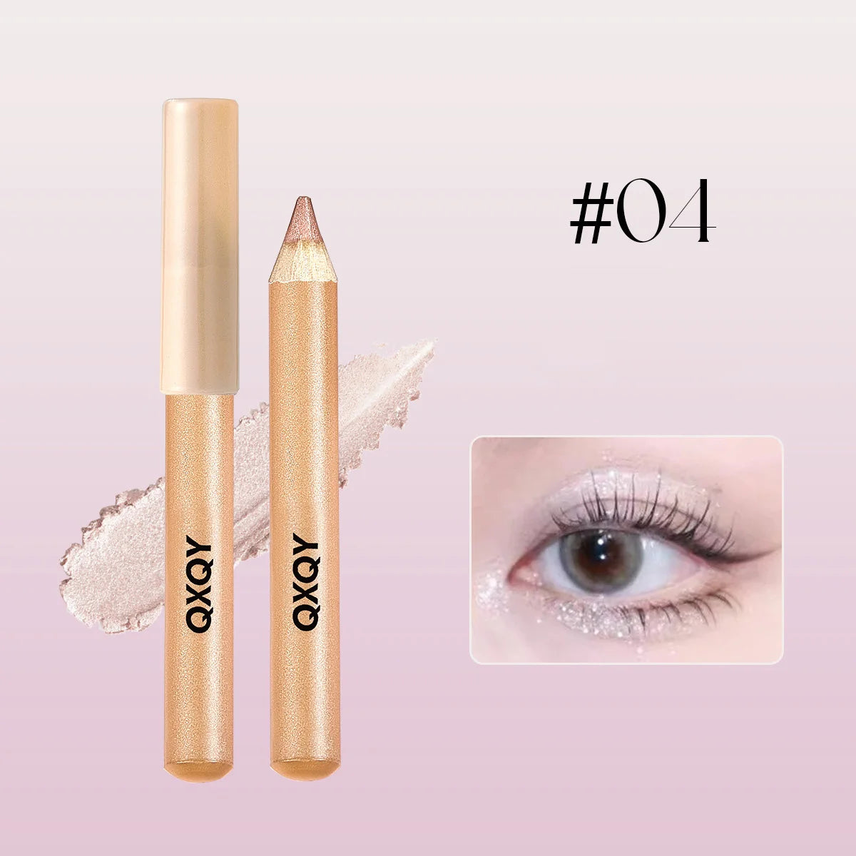 QXQY 3D Under-Eye Highlighter Pen Waterproof Smudge Resistant Long-Lasting Multi-Use Eye Liner Brightening