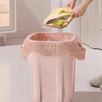 100Pcs Handheld Garbage Bag Disposable Trash Pouch Shopping Bag Kitchen Storage Garbage Bags Cleaning Waste Bag Plastic Bag