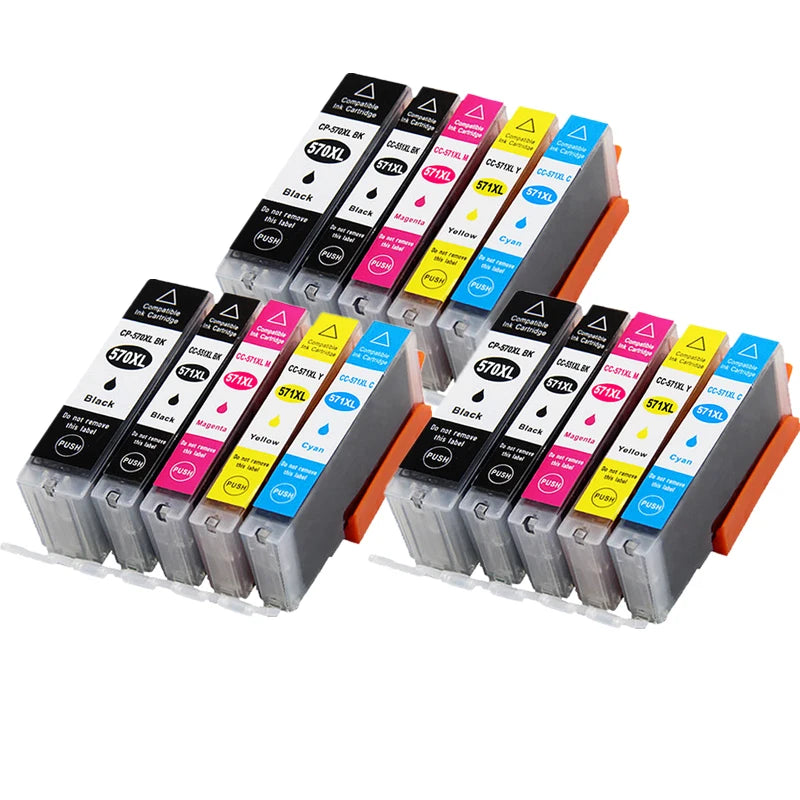 For Canon PGI 570XL CLI 571XL PGI570 Compatible Ink Cartridge For Canon PIXMA TS5050 TS5051 TS5053 TS5055 TS6050 TS6051 TS6052