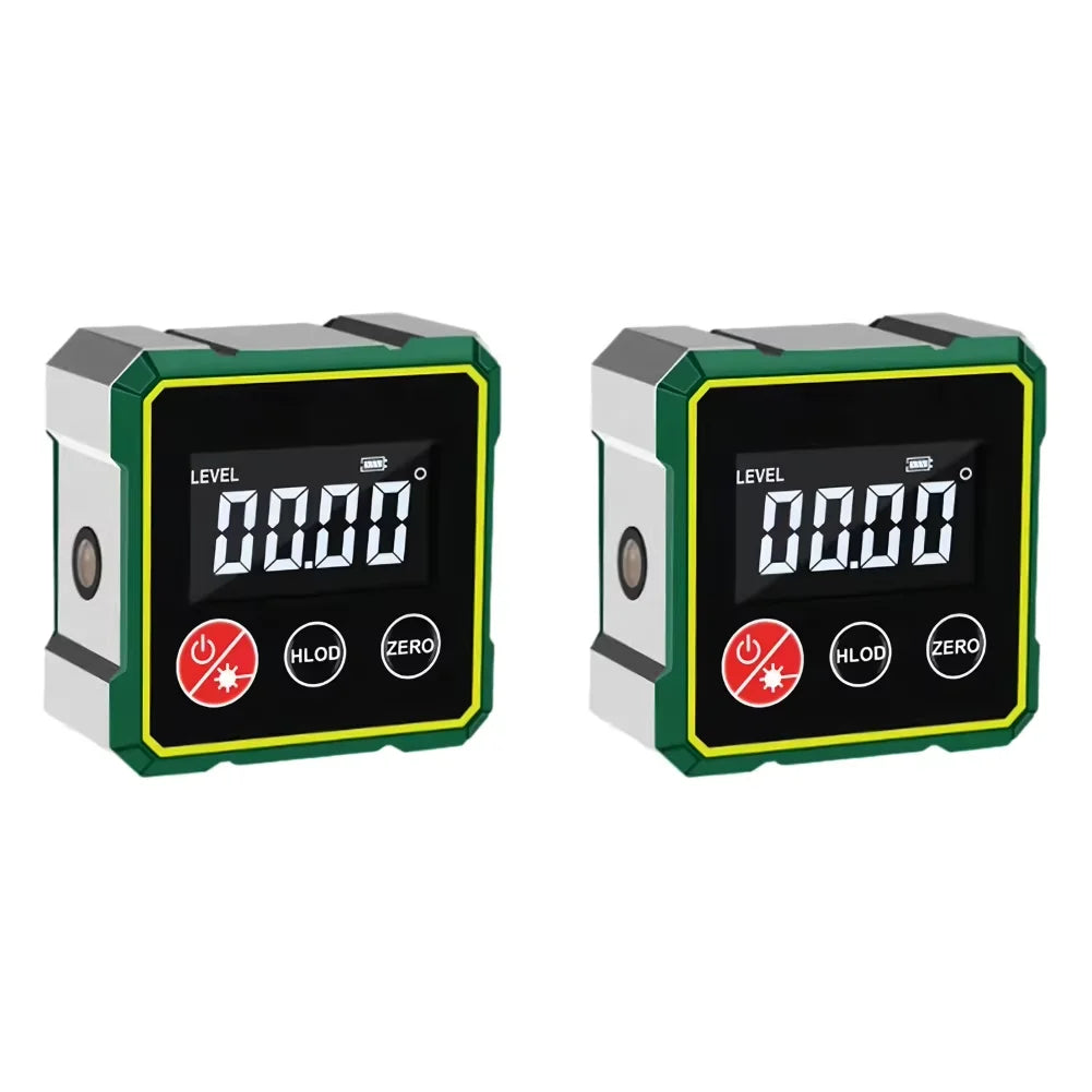 Magnetic Digital Angle Finder with LCD Backlight Gauge Protractor Inclinometer Level Magnets Level Ruler Angle Measurement Tool