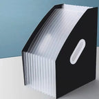 13 Grid Vertical Portable Expandable Accordion Bag Multi-Layer Paper Storage Bag Student Special Office Folder for File Stora
