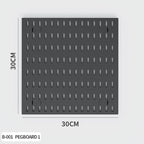 Gaming Gear Pegboard: Wall-Mounted, No-Punch, Study/Gaming Room – Figure Storage & Decor. Abundant Parts, Free Mix