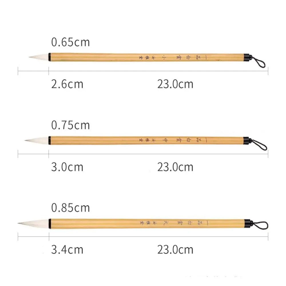 Traditional Chinese Calligraphy Brush Oil Painting Oil Watercolor Scriptures Writing Brush High-end Wolf hair Art Paint Brush