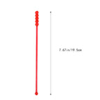 50 Pcs Drinks Coffee Stirrers Swizzle Sticks Long Handle Mix Cocktail Beverage Acrylic
