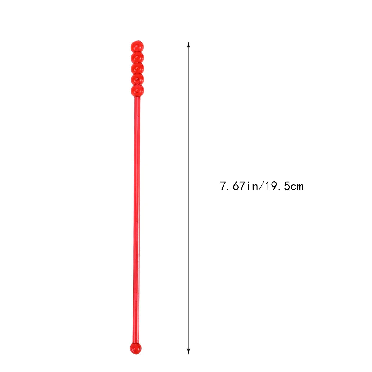 50 Pcs Drinks Coffee Stirrers Swizzle Sticks Long Handle Mix Cocktail Beverage Acrylic