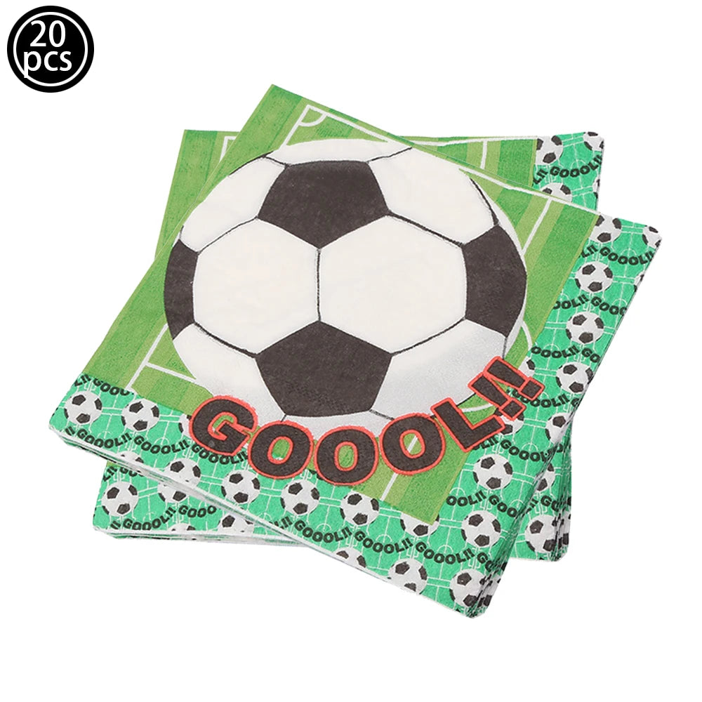 1pc Soccer Plastic Tablecloth Birthday Soccer Day for Soccer Birthday Decoration Disposable Party Soccer Table Cover Tableware