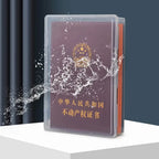 1Pc Transparent Storage Container Plastic Dustproof Box Stationery Jewelry Portable Large Capacity A4 A5 File Organizer Supplies