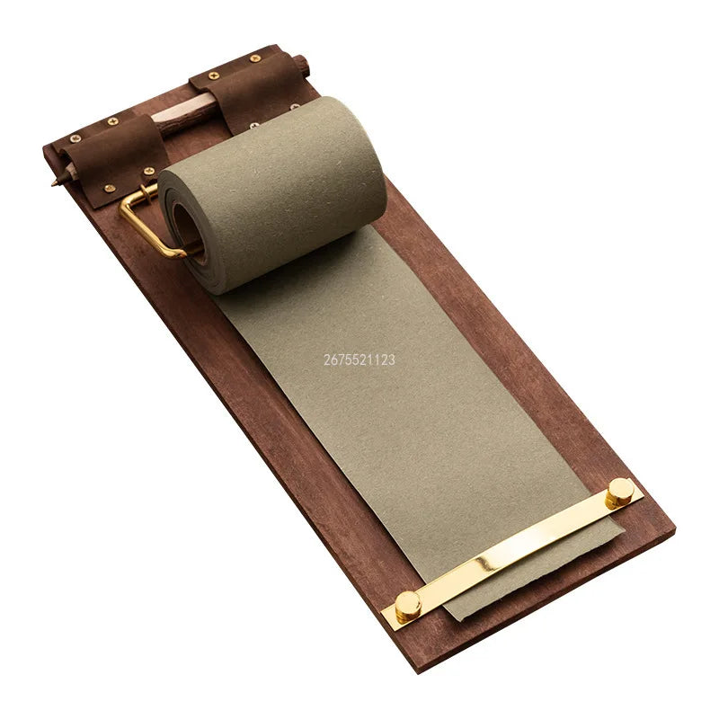 Vintage Sticky Note Clip Hanging Roll Paper Sticky Note No Sticky Ins Wind Board Note Blank Notepad Message Pad