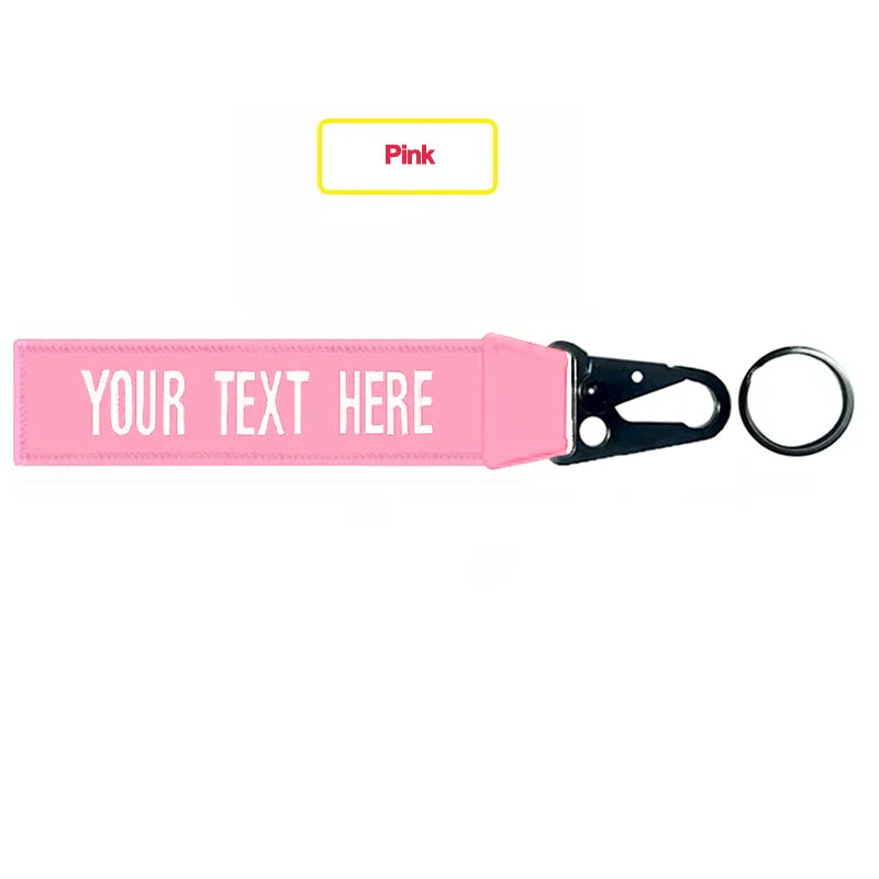 Customized Luggage Tag, Personalized Keychain, Name Patch, Embroidery Accessories for Suitcase and Bag, Luxury Eagle Beak Buckle