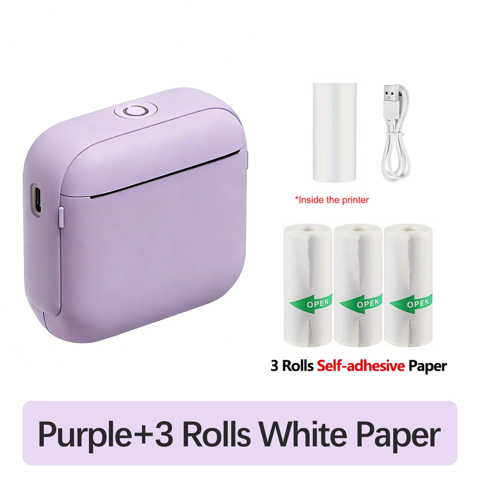 X6 Mini Portable Printer Wireless Bluetooth Thermal Printer For Photo Label Notes Memo List Printing Tag Sticker Printer As Gift