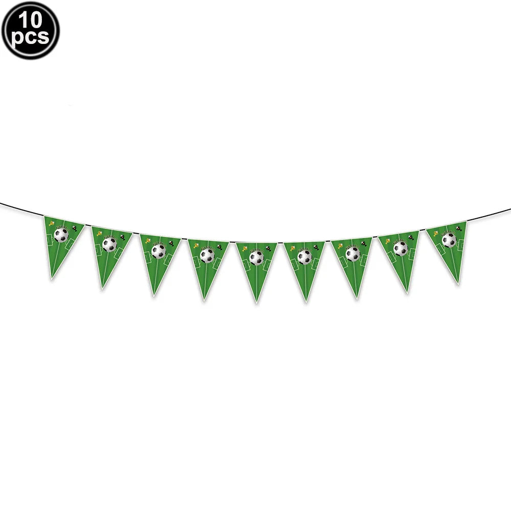 Soccer Party Disposable Tableware Paper Plates Cups Napkins Tablecloth Soccer Birthday Party Decoration