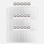 1-30pcs Strong Transparent Phone Lanyard Cads Universal Mobile Phone Flexible Tether Tabs Clear Hanging Strap Patches Cord Clip