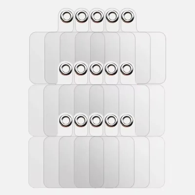 1-30pcs Strong Transparent Phone Lanyard Cads Universal Mobile Phone Flexible Tether Tabs Clear Hanging Strap Patches Cord Clip