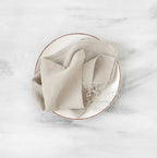 4PCS 40X40CM Pure Linen Napkins Cloths Soft Comfortable Fabric Reusable Kitchen Accessories for Wedding Birthday Parties