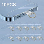 10/5/1Pcs Universal Tpu Mobile Phone Anti-lost Lanyard Card Gasket Nylon Detachable Phone Hanging PLR Strap Patch Tether Pad