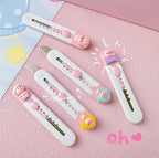 1pc Mini Portable Art Knife Students Use Envelope Opener Cute Cartoon Paper Cutter Office Stationery Express Unpacking Device