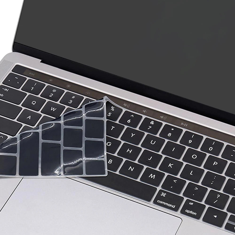 Keyboard Cover Skin for MacBook Pro with Touch Bar 13" and 15" ( Model Number A2159 A1706 A1707 A1989 A1990, 2016-20129 Release)