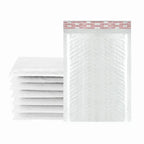 10/50Pcs Bubble Mailers White Poly Bubble Mailer Self Seal Padded Gift Bag Packaging Envelope Bags Book Shipping Package Bag