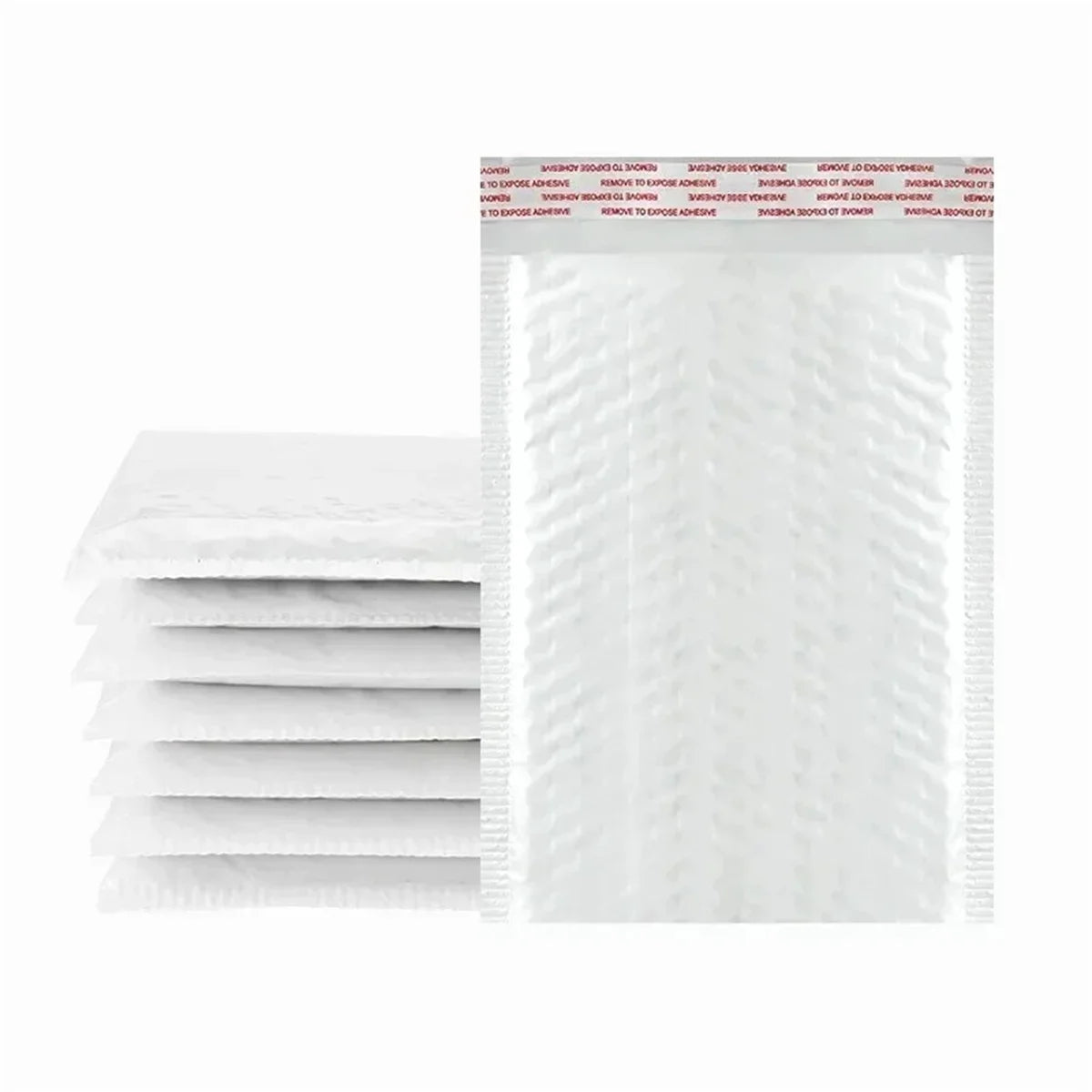10/50Pcs Bubble Mailers White Poly Bubble Mailer Self Seal Padded Gift Bag Packaging Envelope Bags Book Shipping Package Bag