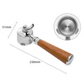 Double Spout 51mm Coffee Portafilter With 1 2 Cups Basket for Delonghi ECO680 ECO685
