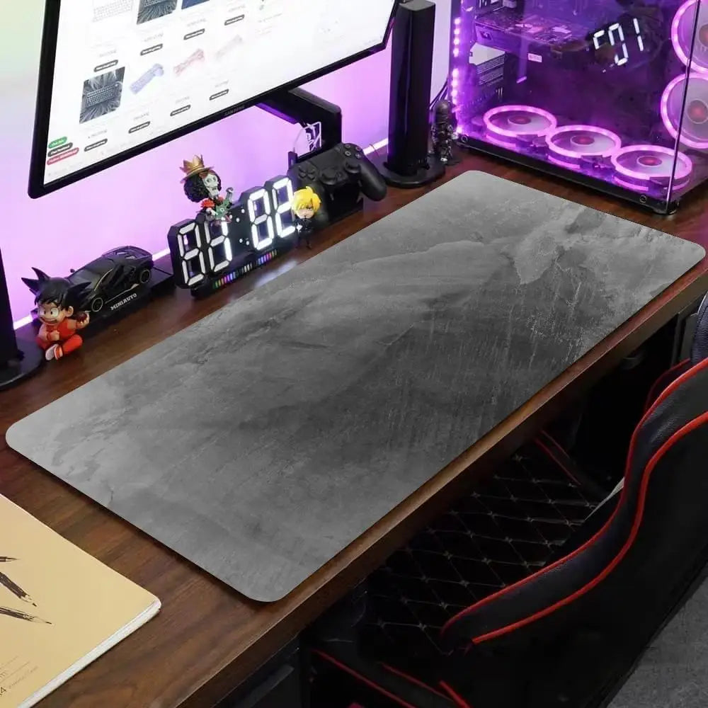 Grey series Mouse Pad Large Computer Office Game Table Mats XXL Rubber Anti-slip Gaming Keyboard Mousepads Long Desk Pads