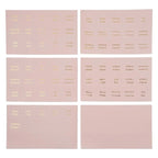 6 Sheets Pink Bible Tabs for Women Men Large Print Stickers Bible Index Tabs Laminated Bible Tabs Easy to Read and Apply