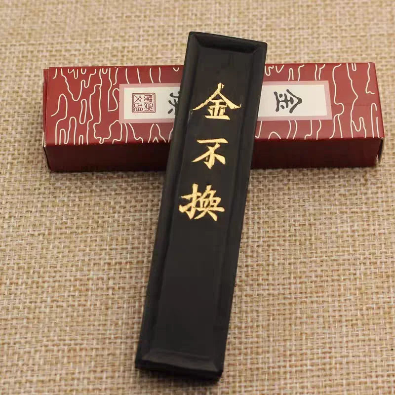 Chinese Calligraphy Brush Ink Sumi-E Jin Bu Huan ink Painting Calligraphy Ink Stick Sumi Ink Stick Hui Mo