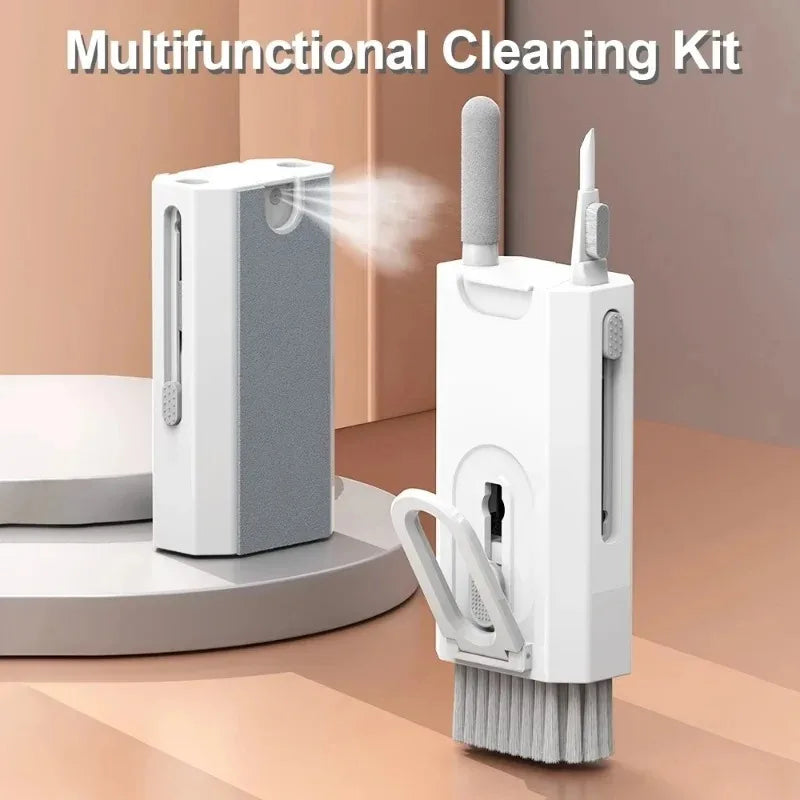 8 in 1 Computer Keyboard Cleaner Kit Brush for Airpods Headset Phone Earphones Cleaning Tool with Keycap Puller