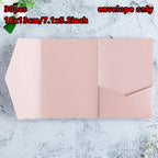 30pcs 18x13cm Green Envelopes for Wedding Invitation Small Business High-grade 250g Paper Stationery Supplies Storage Bag