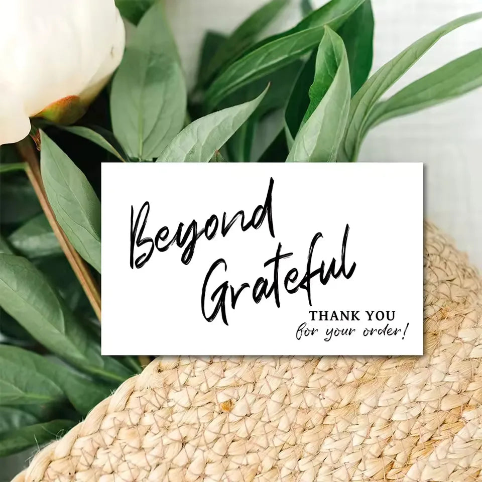Custom Thank You Cards Business Card Full Color Double-Sided Printing Gift Decoration Card Personalized Logo Wedding Invitation