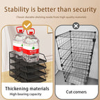 Metal desktop file rack, bookcase, office file storage box, multi-layer iron file frame, data storage, folder shelving