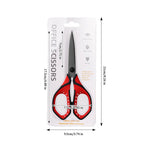 Office Scissors,Stainless Steel Scissors Anti Rust,Black,Gold,Color Titanium,Handmade Paper Cut DIY Domestic Office Student Use