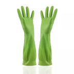 New Kitchen Cleaning Latex Dish Washing Gloves Rubber Thickened and Lengthened Household Laundry Gloves