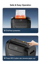 Desktop P4 10 Sheets Paper Shredder Household Small Office Automatic Cross Cut CD Paper Shredding Machine