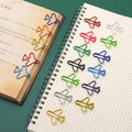 20-100pcs Metal Airplane Shape Office Paper Clips Bookmark School Office Stationery DIY Paper Clip Holder Craft Supplies