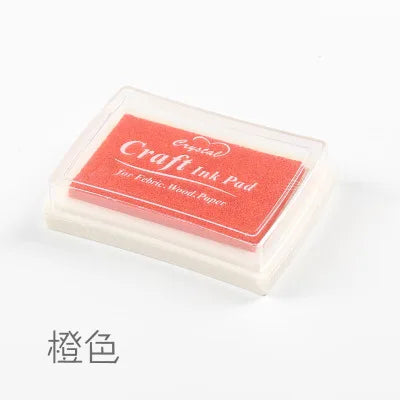 1pc 15 Colors Big Ink Pad Stamp Planner Scrapbooking Silicone Stamps Inkpad Diy Diary Greeting Card Making Supplies Inpad